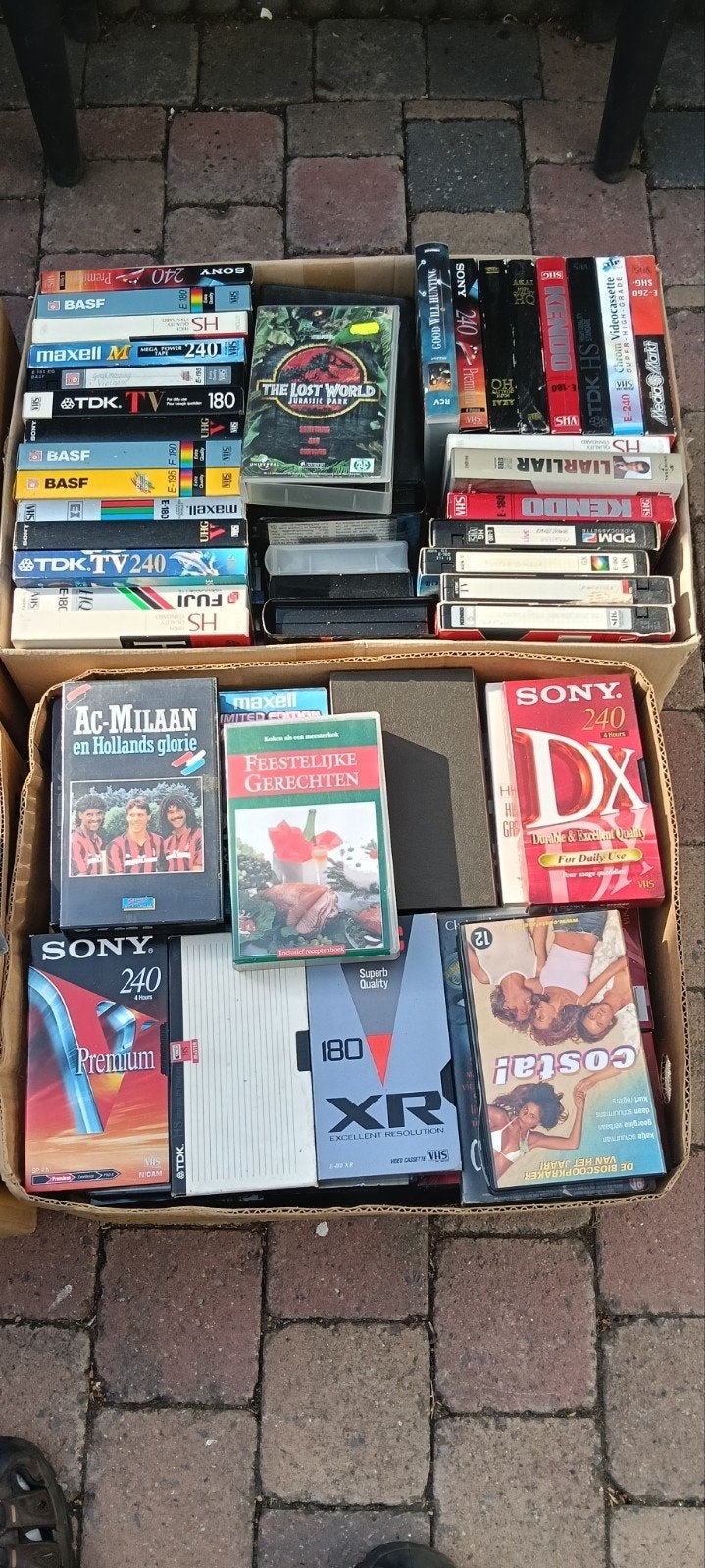 VHS videobanden gratis, Alle leeftijden, Ophalen, Gebruikt, Overige genres
