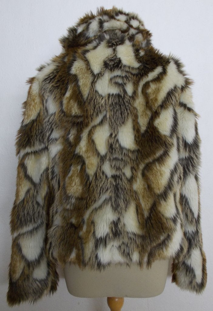 Apart en warm fake/faux fur bont jasje! M, Verzenden, Zo goed als nieuw, Maat 38/40 (M), Bruin