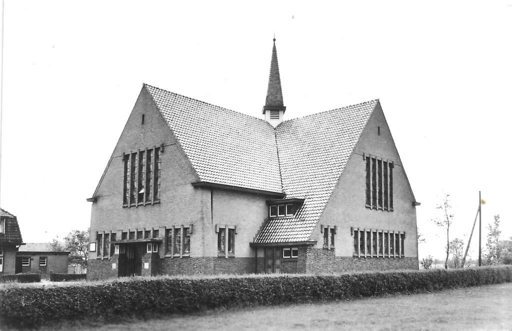 AK Waskemeer - Geref. Kerk Haulerwijk, Verzamelen, Verzenden, 1960 tot 1980, Ongelopen, Friesland