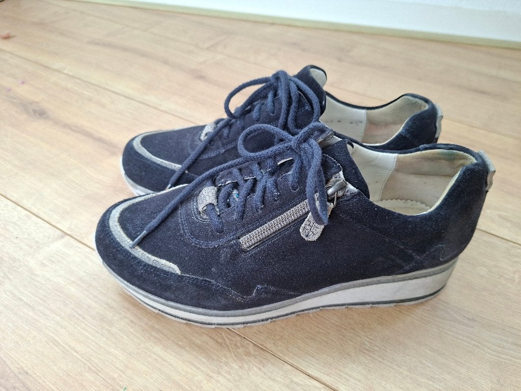 Prachtige Durea schoenen / sneakers maat K 4,5 (= 37,5), Durea, Blauw, Ophalen of Verzenden, Sneakers of Gympen