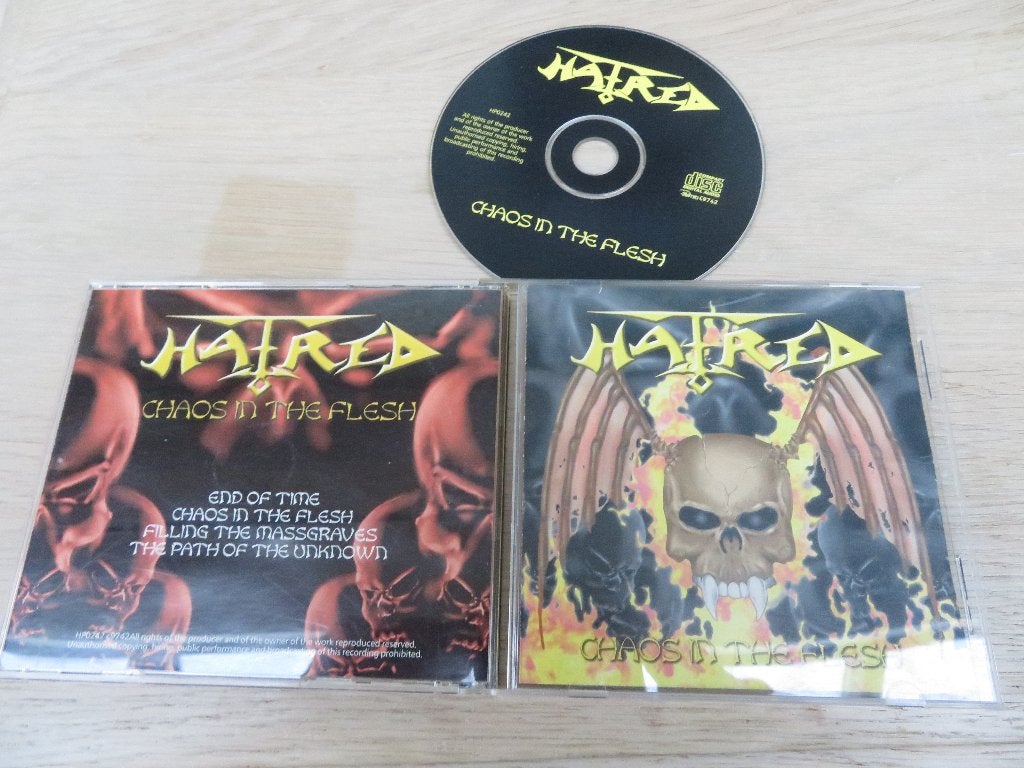 Hatred  – Chaos In The Flesh, Ophalen of Verzenden, Gebruikt, Death metal