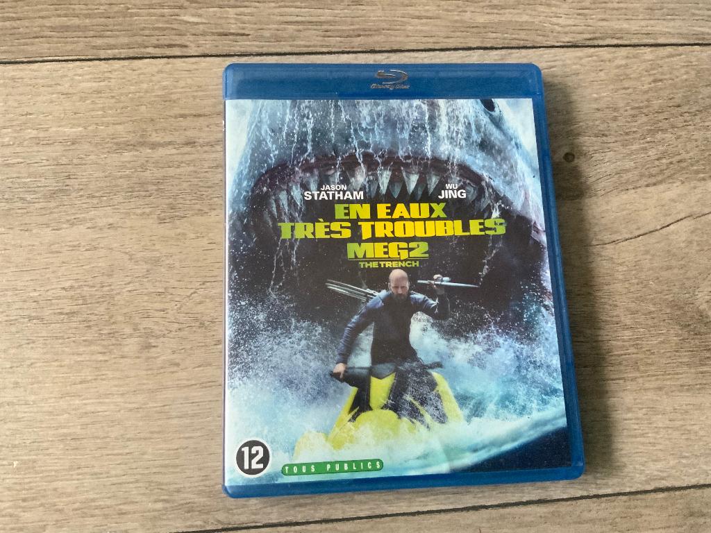DVD Blu-Ray The Meg 2 Blu Ray Bluray Jason Statham, Ophalen of Verzenden, Zo goed als nieuw, Actie