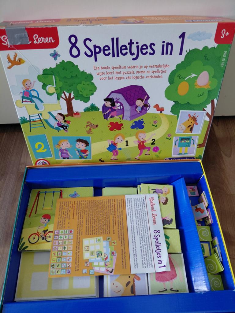 Clementoni 8 spelletjes in 1, Ophalen