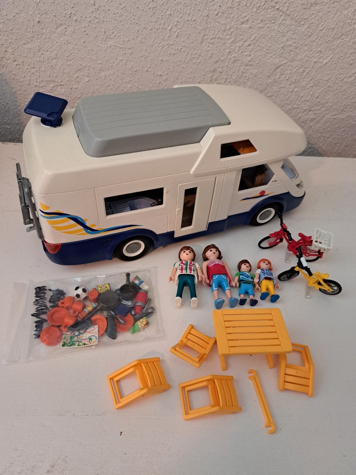 playmobil camper, Ophalen of Verzenden, Zo goed als nieuw
