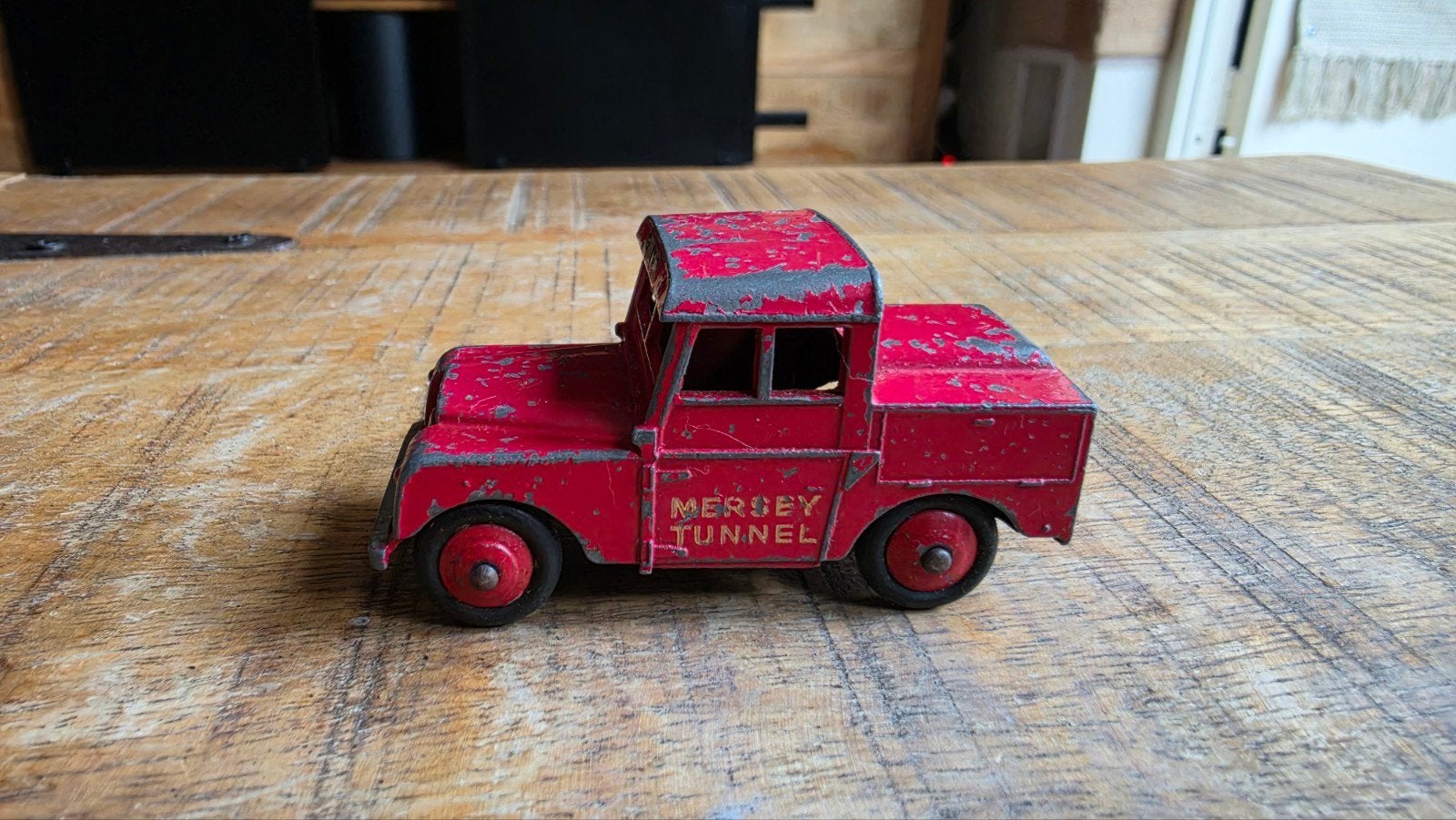 Vintage Dinky Toys Mersey Tunnel Police Jeep, Ophalen of Verzenden, Gebruikt, Overige typen