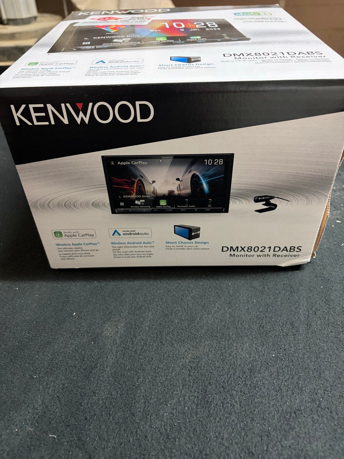 Kenwood DMX8021DABS Monitor met Receiver, Auto diversen, Ophalen of Verzenden, Nieuw