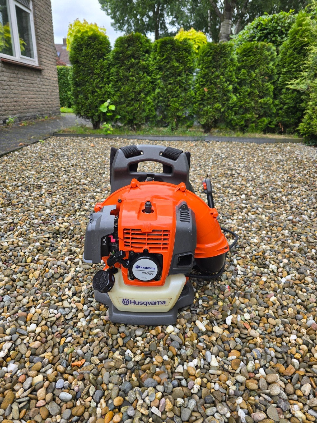 Husqvarna 130BT bladblazer, Tuin en Terras, Ophalen of Verzenden, Zo goed als nieuw, Husqvarna