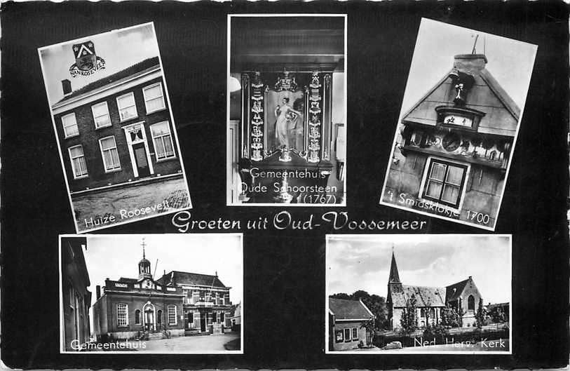 377-244-001 Oud Vossemeer Multiview, Verzenden, Voor 1920, Zeeland