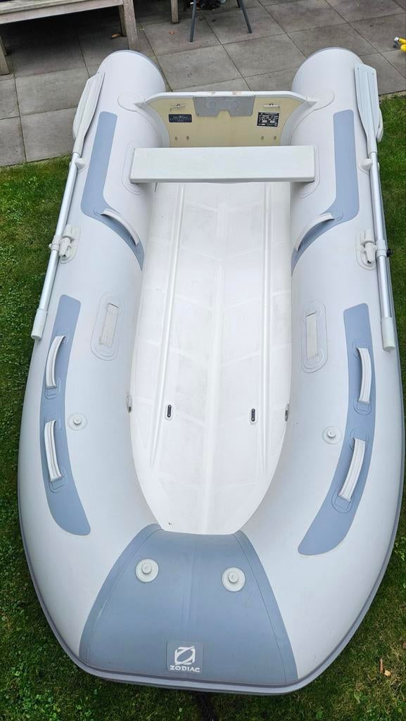 Zodiac (RIB) rubberboot + Mercury 4pk .Complete vaarset!, Watersport en Boten, Rubberboten, Zo goed als nieuw, Zodiac, Overige materialen