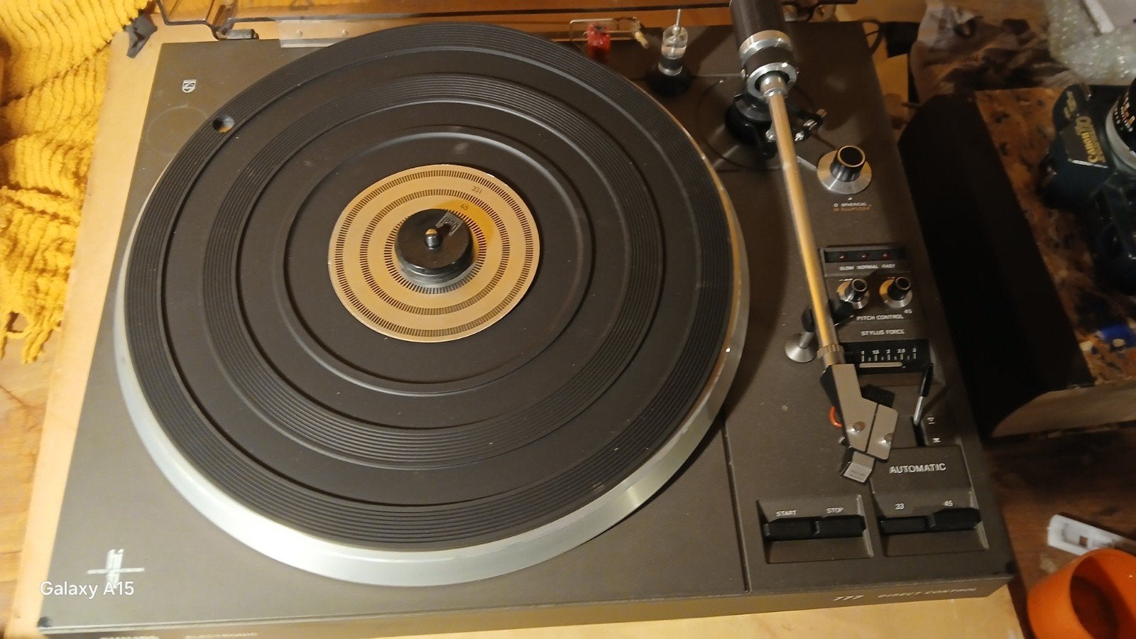 Philips 777 Direct Control Platenspeler - Vintage, Philips, Gebruikt, Automatisch, Ophalen of Verzenden