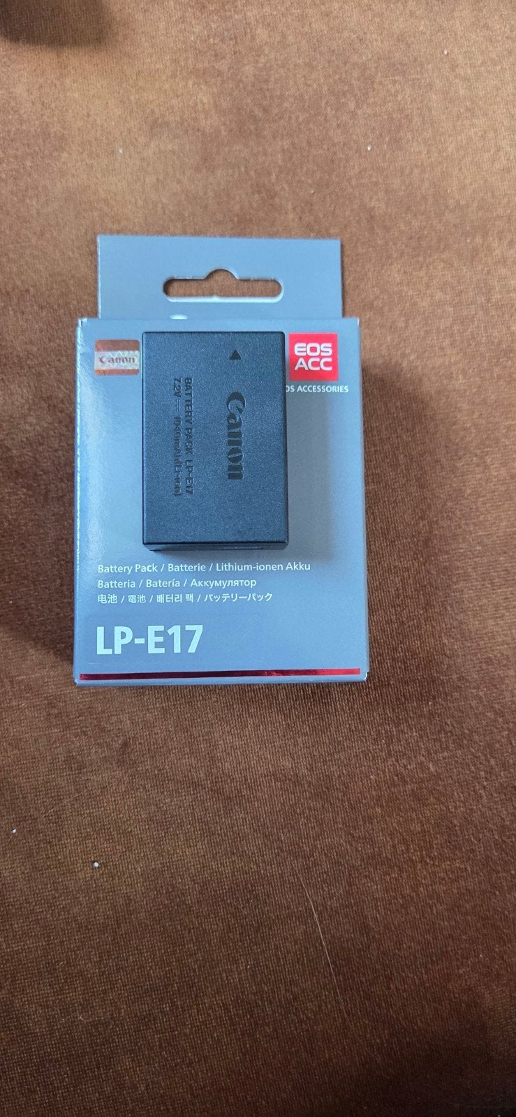 Canon LP-E17 accu, Audio, Tv en Foto, Fotografie | Accu's en Batterijen, Canon, Canon, Ophalen of Verzenden, Zo goed als nieuw