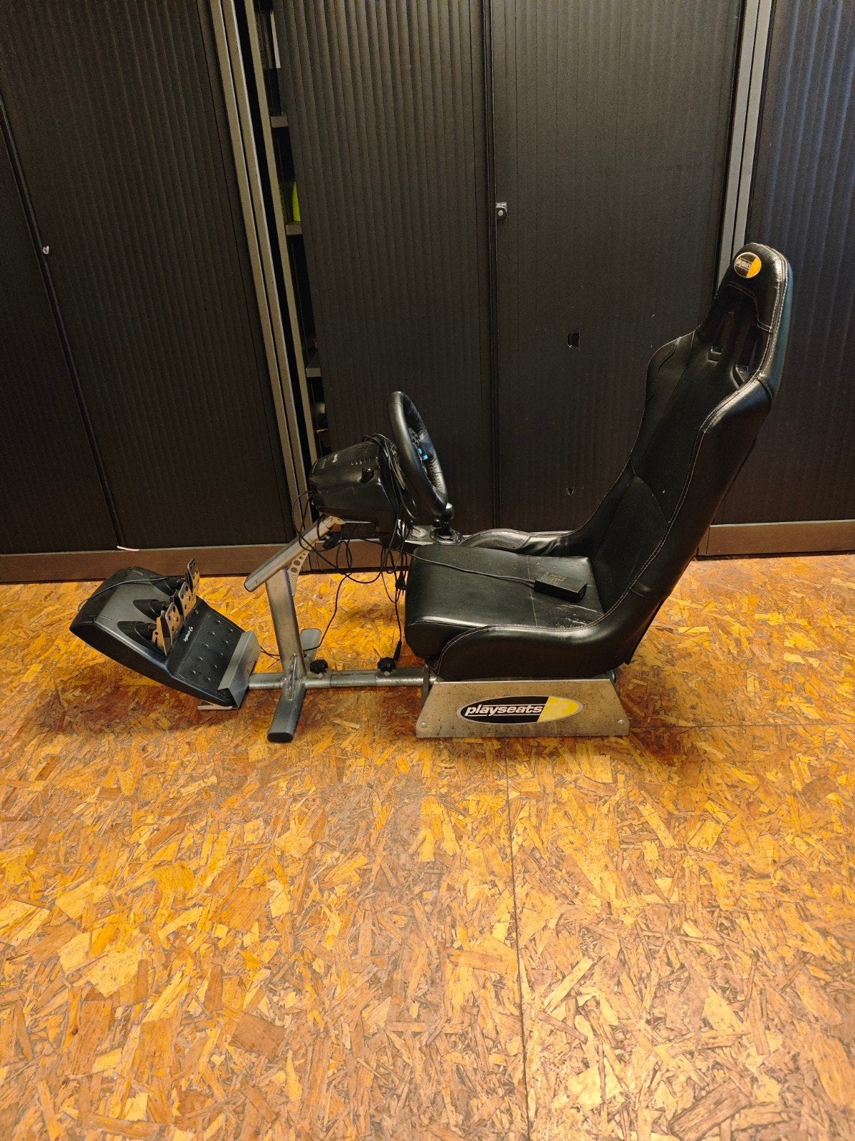Playseat met racestuur, pedalen en shifter, Ophalen, Racestoel, Gebruikt, Force feedback