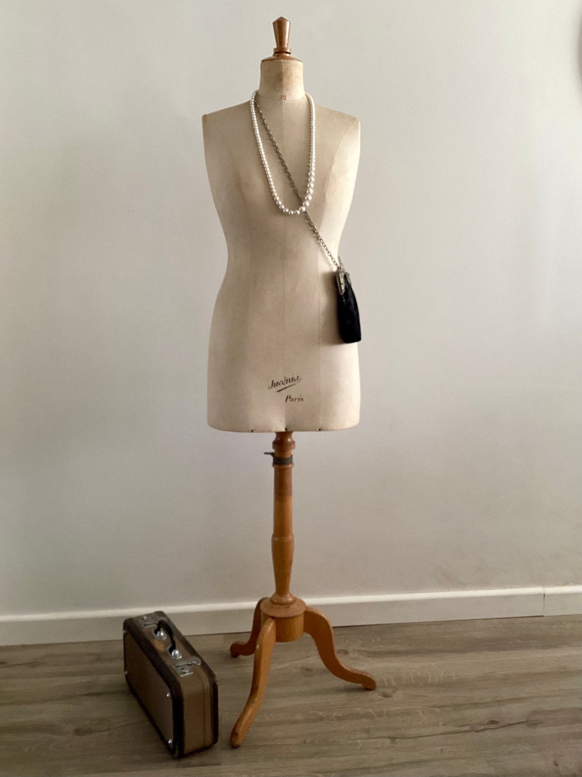 Oude franse brocante paspop excl accessoires, Ophalen