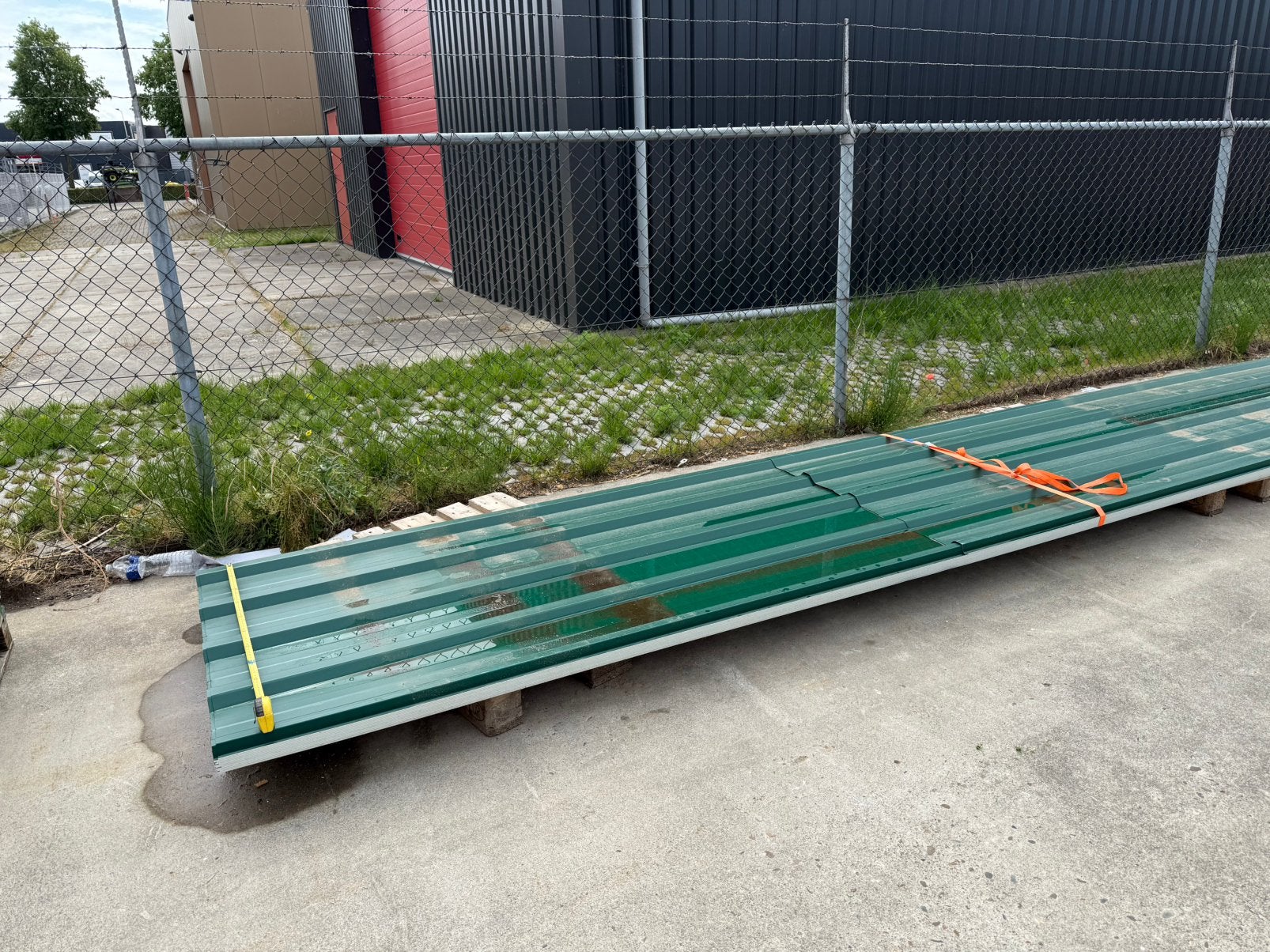 12 damwand dakplaten groen, Ophalen, Gebruikt, Overige kleuren, 15 m² of meer