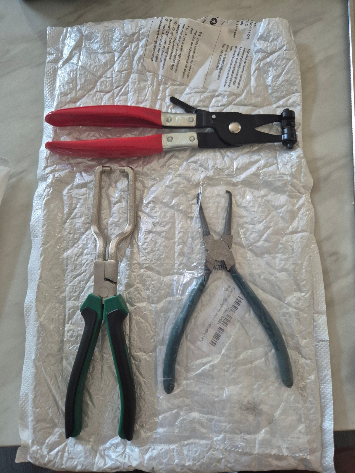 automotive hose clamp pliers set, Ophalen, Nieuw
