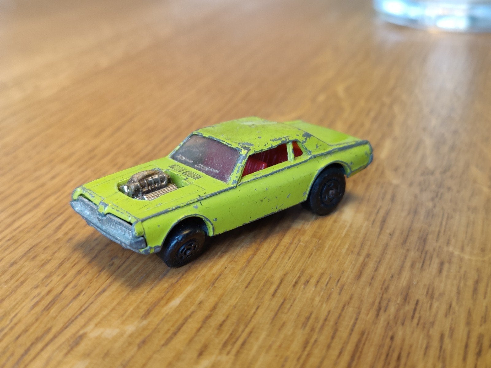 Matchbox Mercury Cougar GROEN, Ophalen, Zo goed als nieuw, Auto