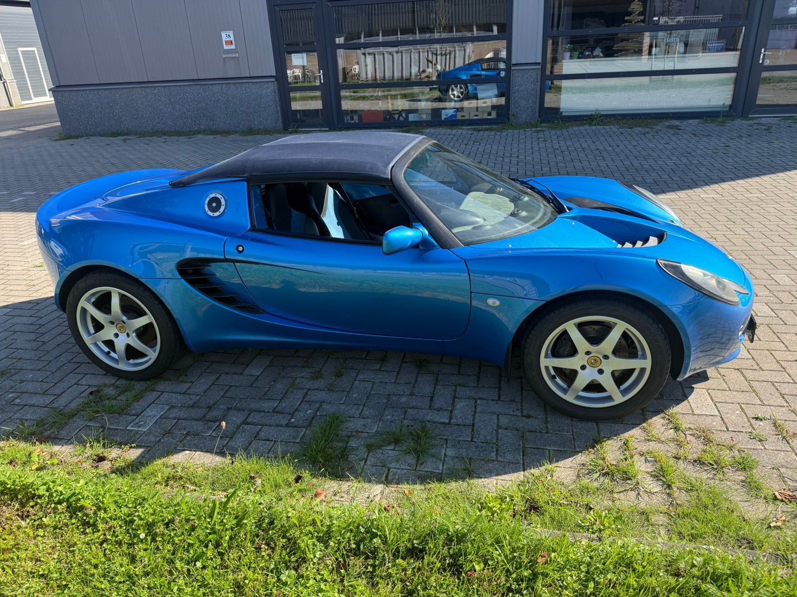 Lotus Elise S2 1.8 2001 107.493Km APK 10/2027, Auto's, Achterwielaandrijving, Cabriolet, Blauw, 122 pk