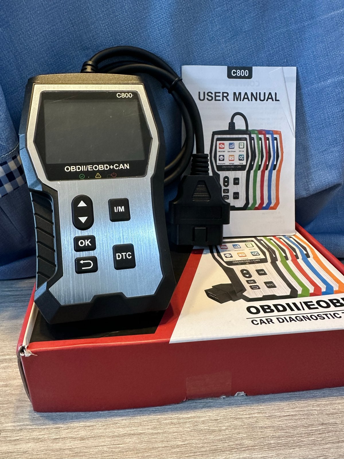 OBDII/EOBD+CAN C800 Auto Diagnosetool, Ophalen of Verzenden, Nieuw