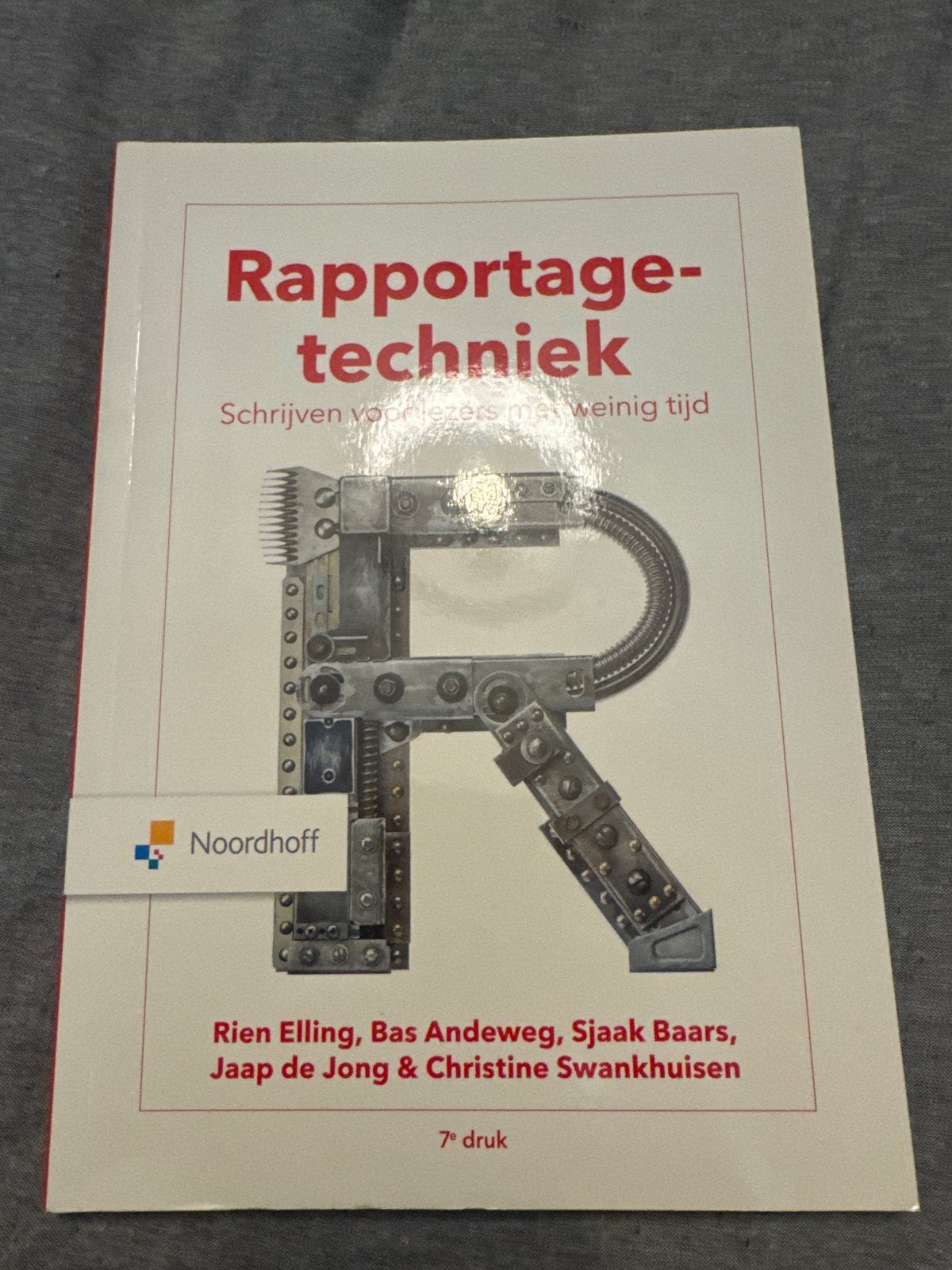 Rapportagetechniek - 7e druk, Boeken, Ophalen of Verzenden, Gamma, Zo goed als nieuw, HBO
