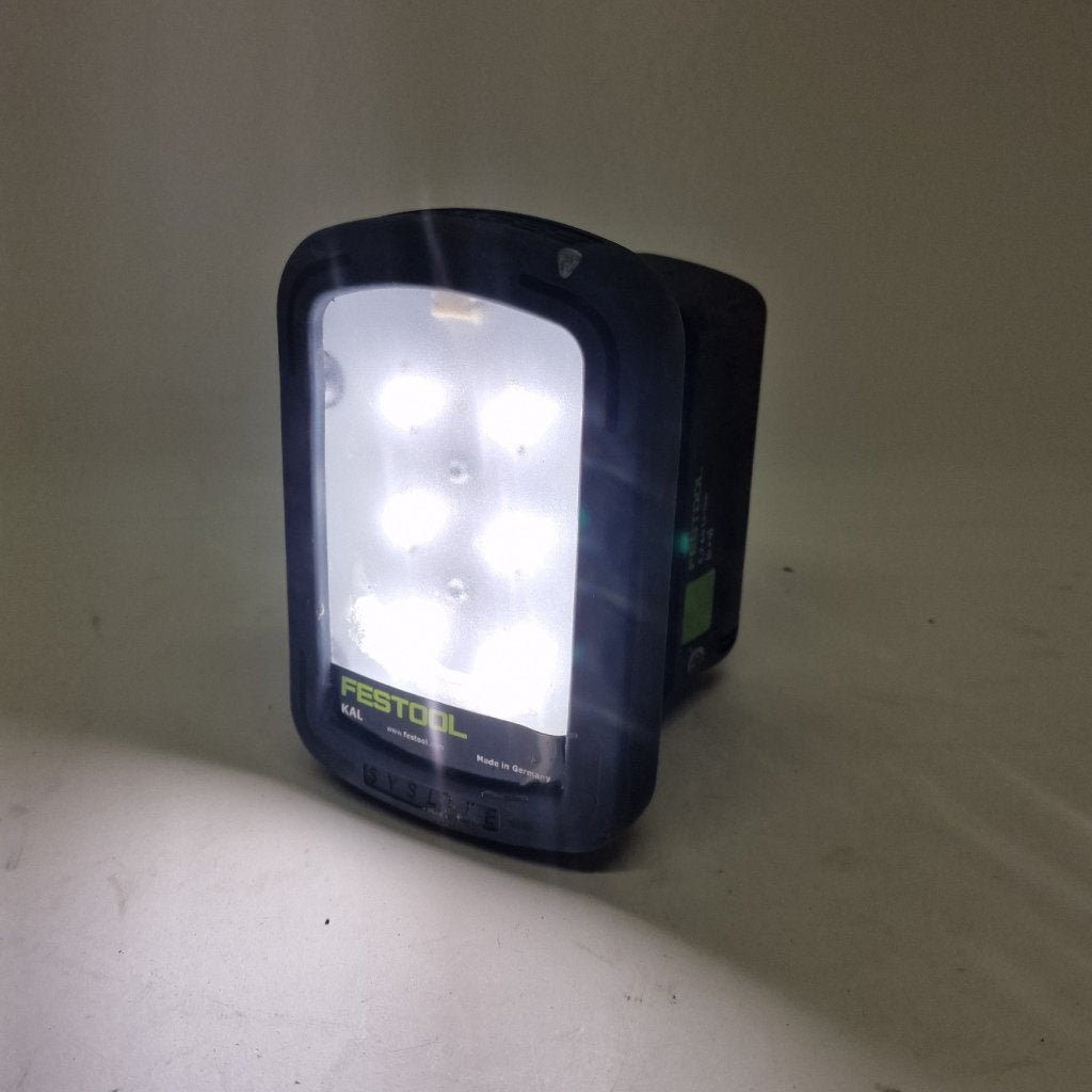 Festool KAL LED Werklamp Inc Accu 18v | Inc garantie, Festool, Zo goed als nieuw, Support@festool.com, Festool GmbH, Wertstraße 20, 
73240 Wendlingen
Germany