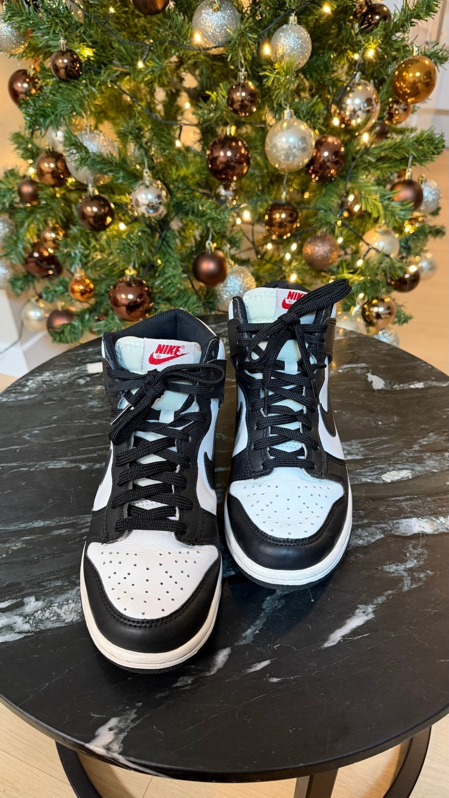 Nike Dunk High Panda - Zo goed als nieuw - maat 37,5, Zwart, Ophalen of Verzenden, Sneakers of Gympen, Zo goed als nieuw