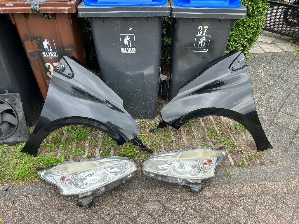 Zijscherm Peugeot 208 links, Auto-onderdelen, Gebruikt, Links, Ophalen of Verzenden, Spatbord