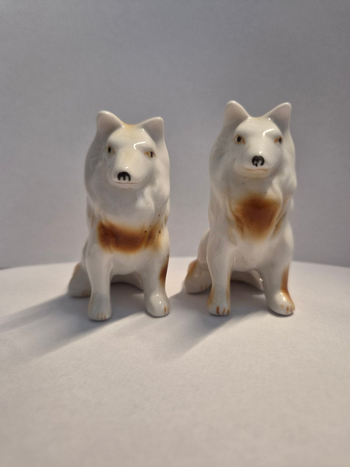 Vintage collie beelden, Ophalen of Verzenden, Gebruikt, Dier