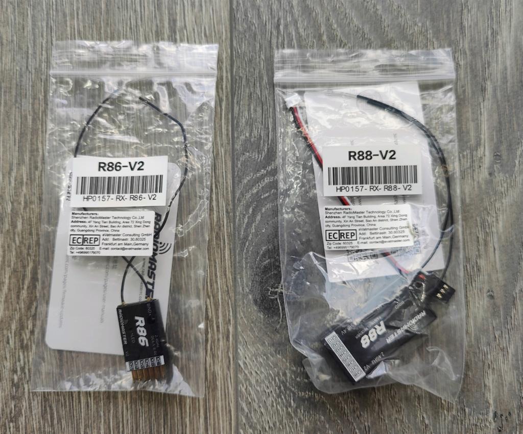 Radiomaster R86v2 en R88v2 ontvangers, Ophalen of Verzenden, Zo goed als nieuw