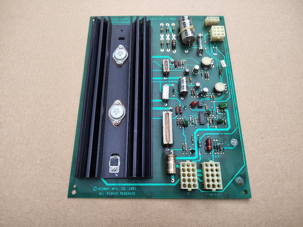Power Supply Bord Bally Midway (1981) Arcade Game, Verzamelen, Automaten | Overige, Verzenden, Gebruikt