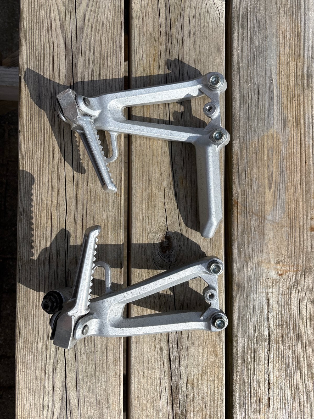 Voetsteunen set duo honda CBR 600F pc35, Ophalen of Verzenden, Gebruikt