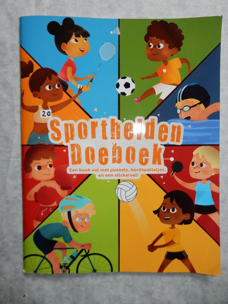 Sporthelden doeboek puzzels kleurplaten spelletjes, Ophalen of Verzenden, Nieuw, Taal en Lezen