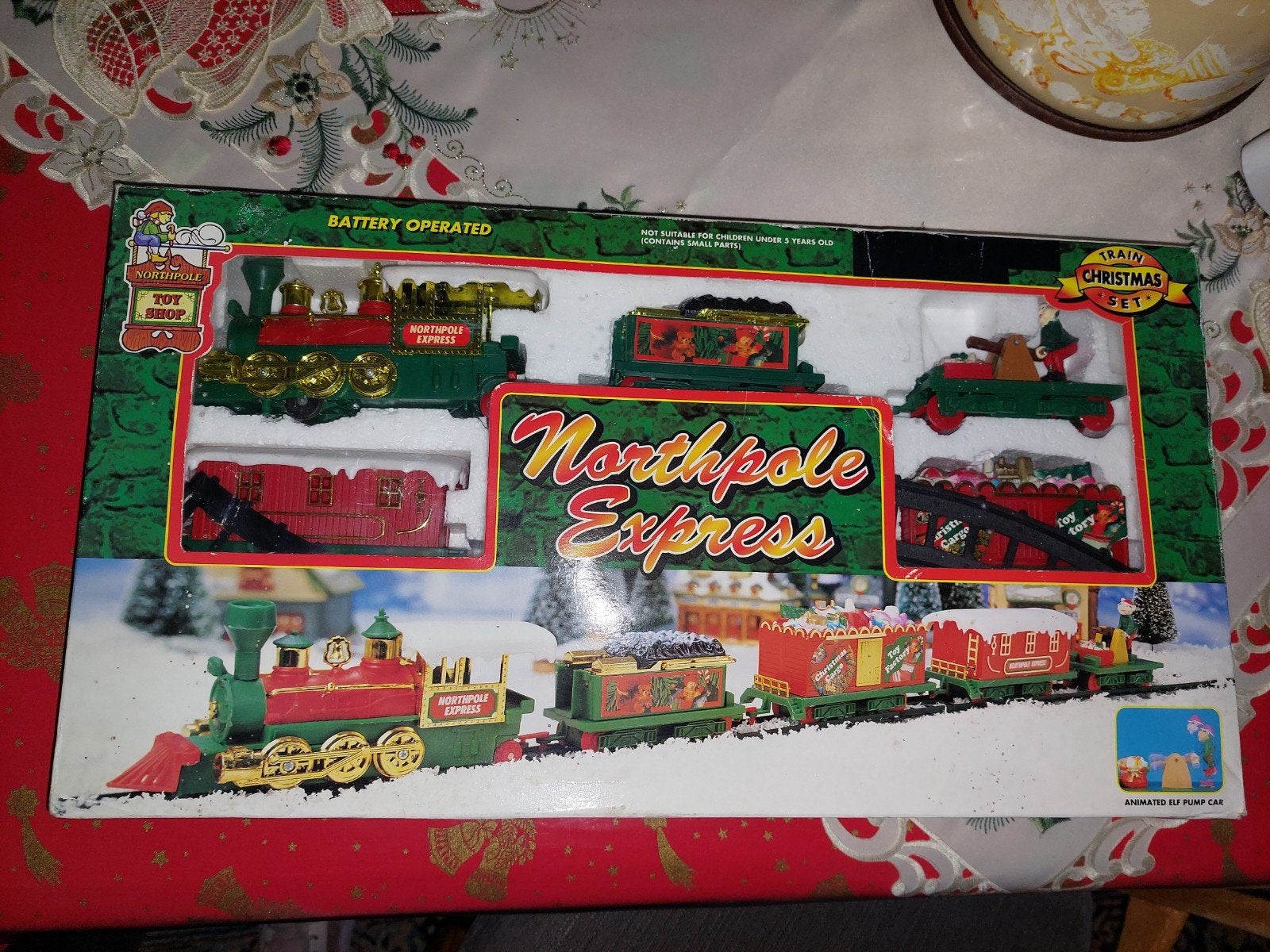 Kerst Trein Northpole Express., Diversen, Kerst, Ophalen of Verzenden, Zo goed als nieuw