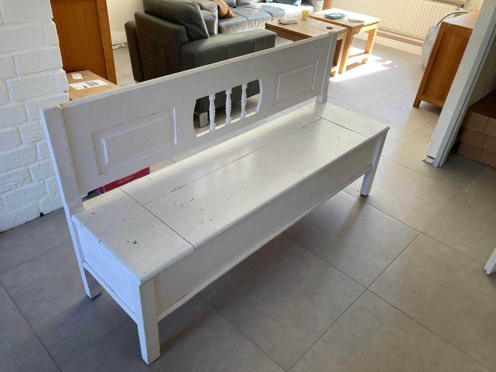 Mooie klepbank te koop, Tuin en Terras, Tuinbanken, Ophalen, Zo goed als nieuw