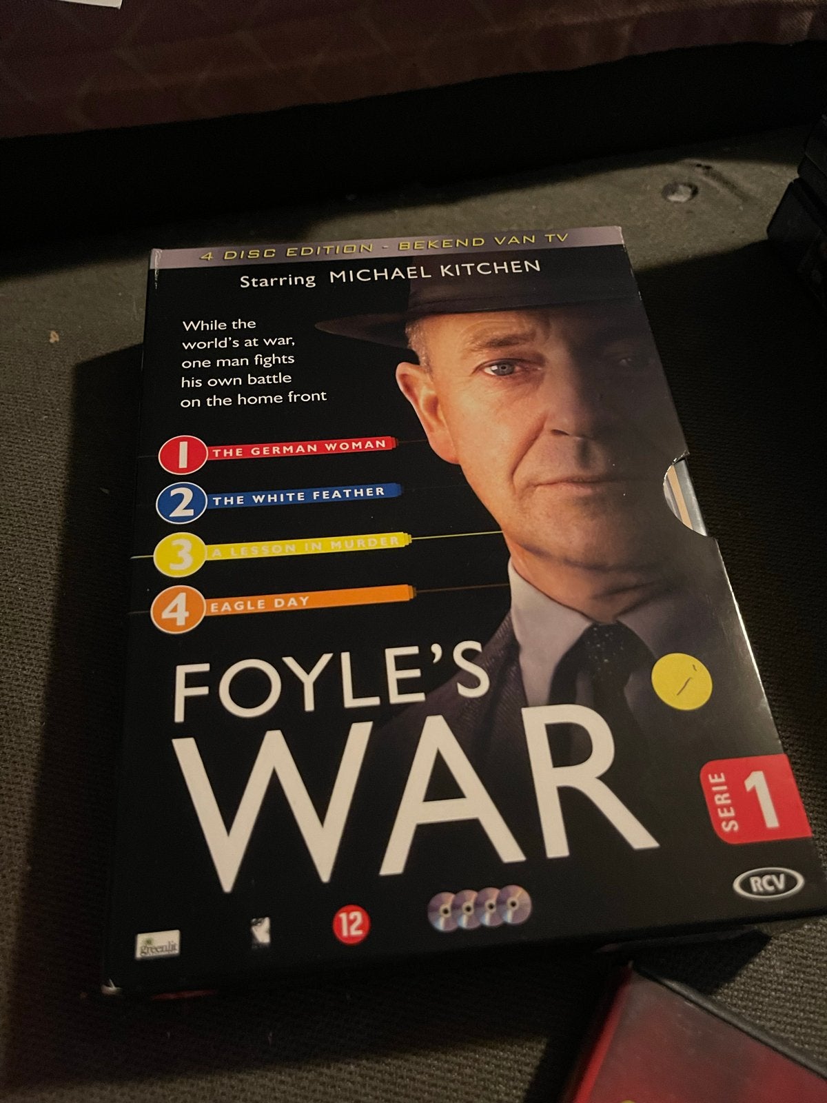 Foyle's War - Serie 1 (4 DVD Disc Edition), Cd's en Dvd's, Engels, Nederlands, Ophalen of Verzenden, Zo goed als nieuw