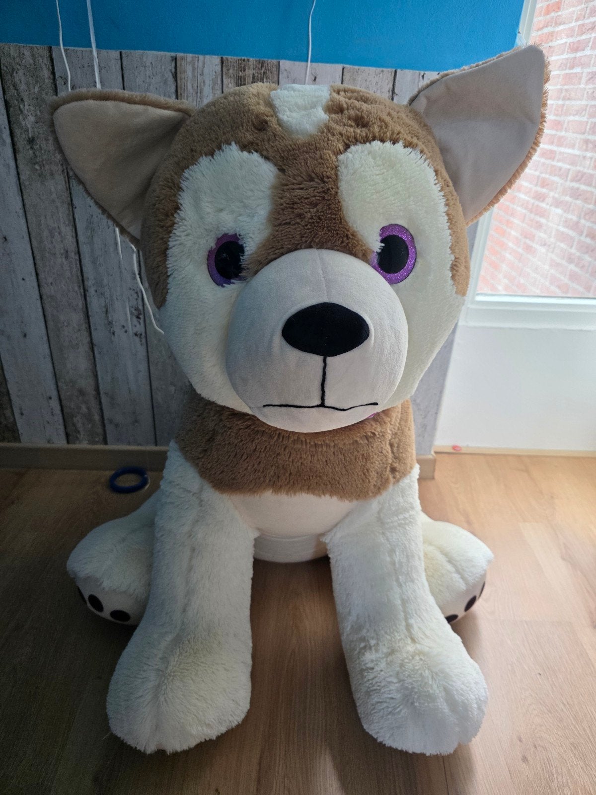 Grote knuffel hond, Ophalen, Zo goed als nieuw, Hond