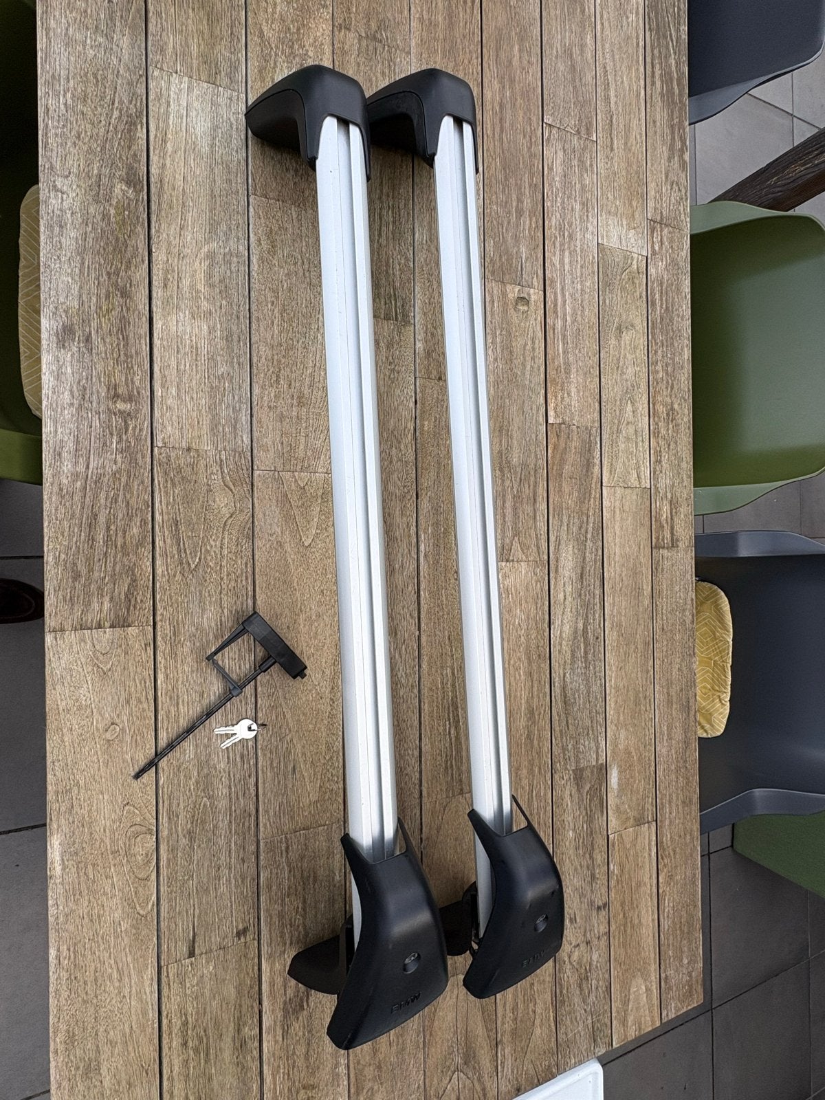 Originele BMW Dakdragers, Ophalen, Gebruikt