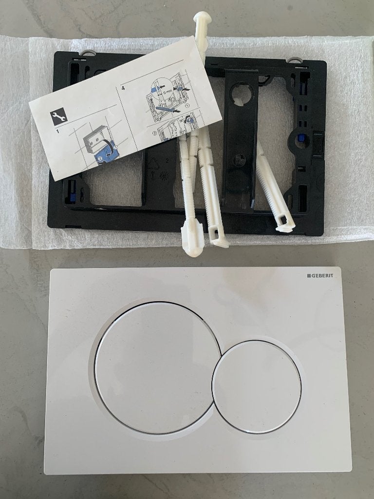 Geberit Sigma20 bedieningsplaat voor toilet, Doe-het-zelf en Verbouw, Ophalen of Verzenden, Nieuw, Toilet