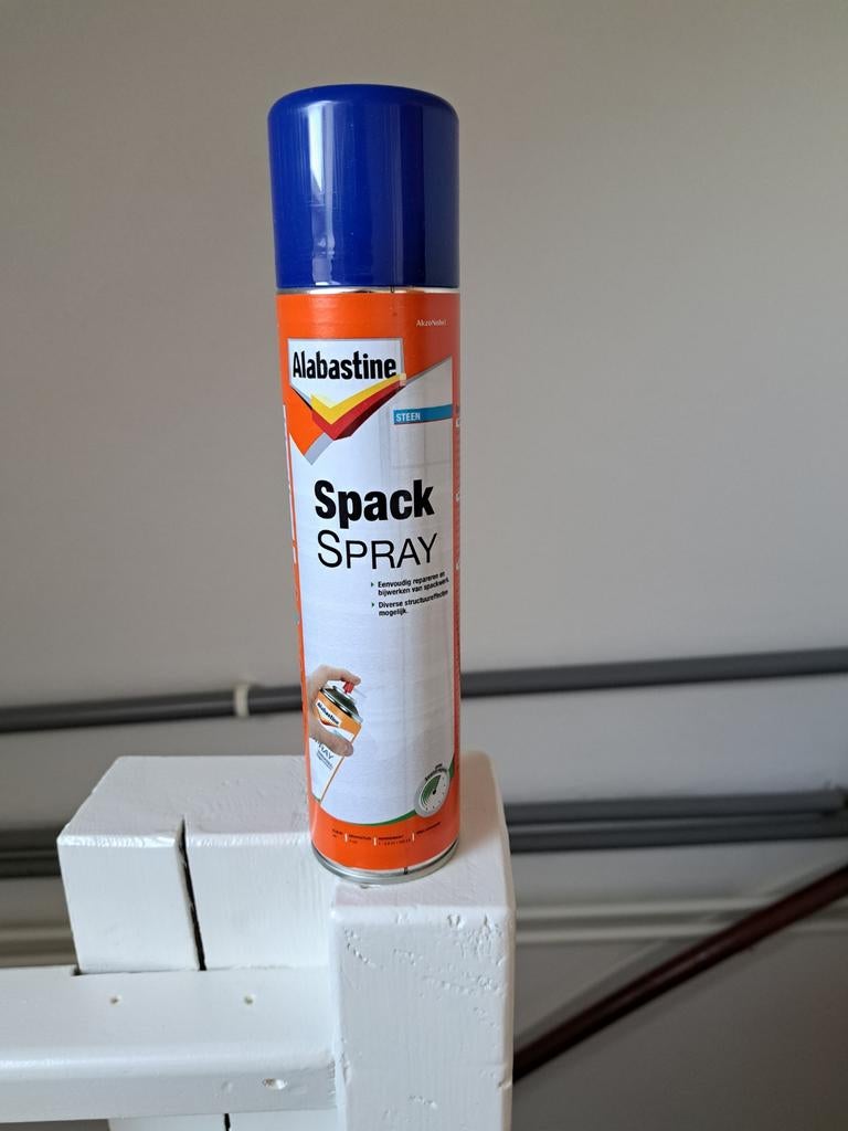 Alabastine Spack Spray - Onaangebroken Spuitbus, Doe-het-zelf en Verbouw, Ophalen