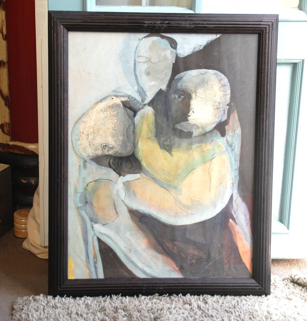 Modern Schilderij van Remi Poppe, Ophalen of Verzenden