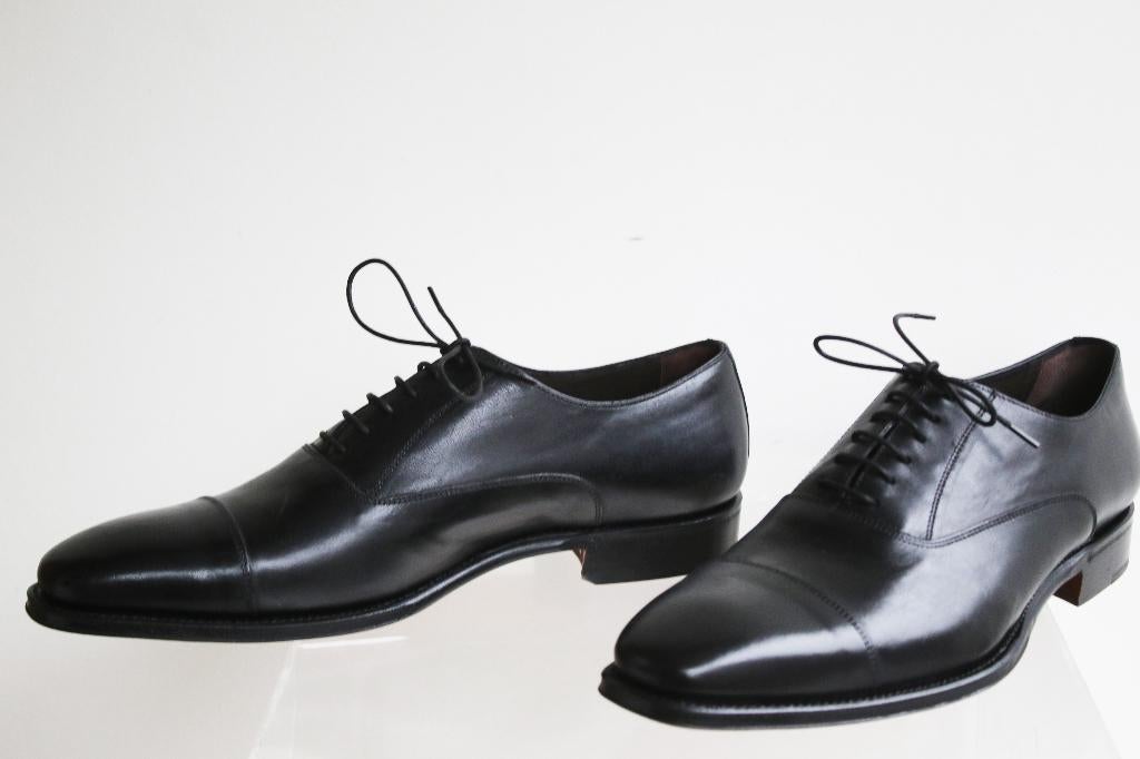 Nieuw! Langer & Messmer plain oxfords in 10.5 = maat 44.5, Kleding | Heren, Schoenen, Zwart, Langer & Messmer, Nieuw, Ophalen of Verzenden