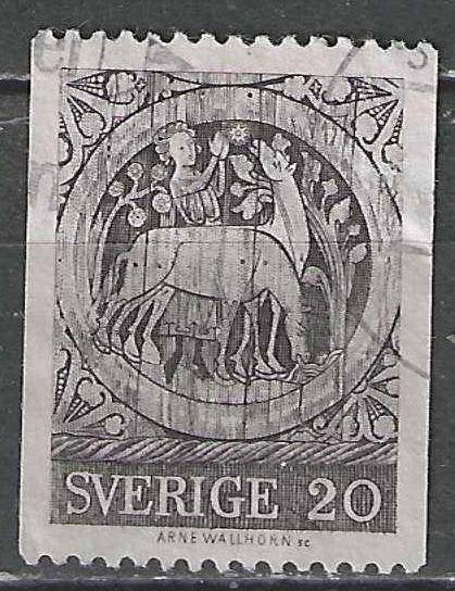 Zweden 1970 - Yvert 650 - Dadesjo-kerk - Smaland (ST), Verzenden, Zweden, Gestempeld