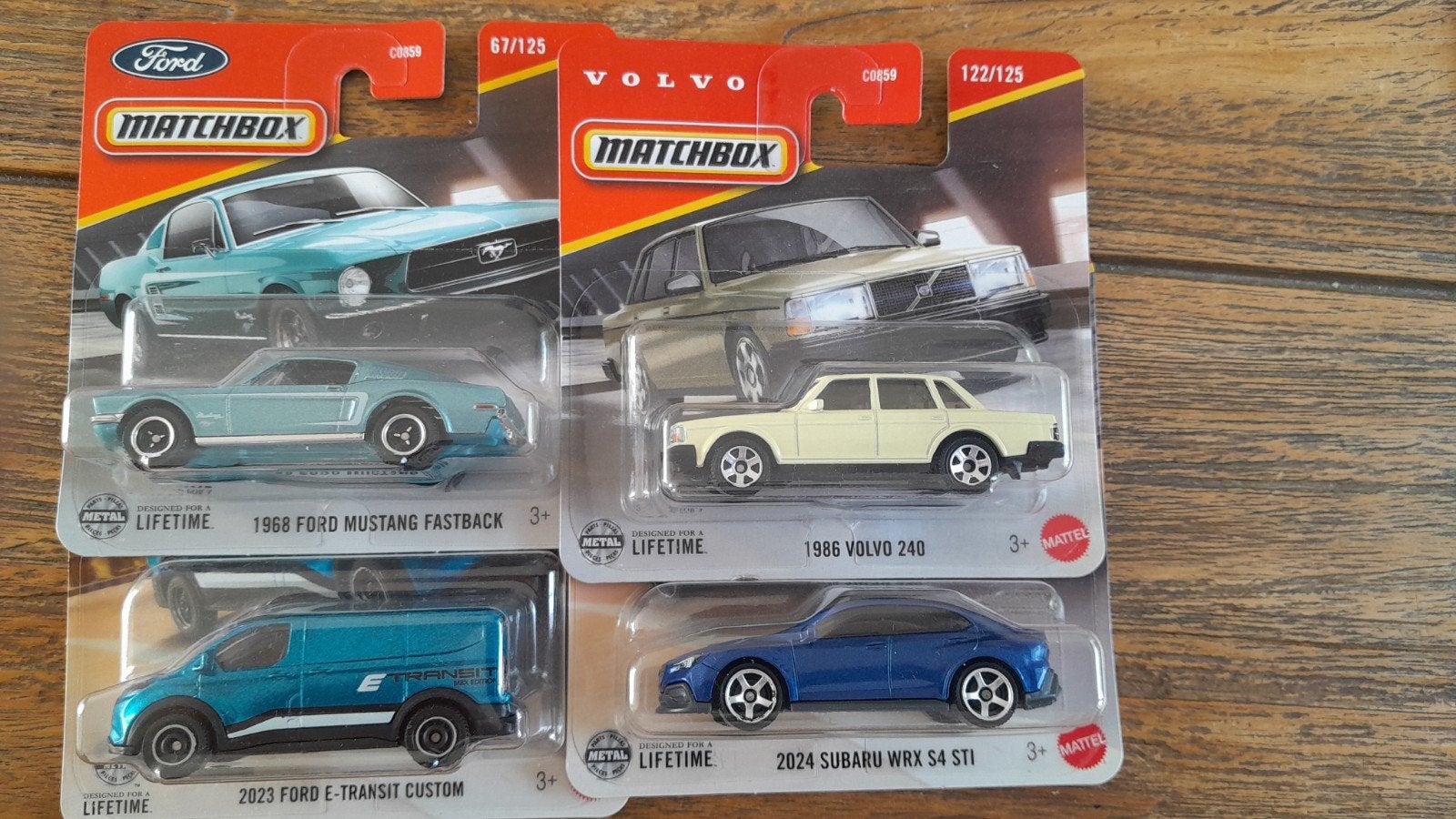 Matchbox Auto's: Ford, Volvo, Subaru - Nieuw in verpakking, Ophalen of Verzenden, Nieuw, Auto