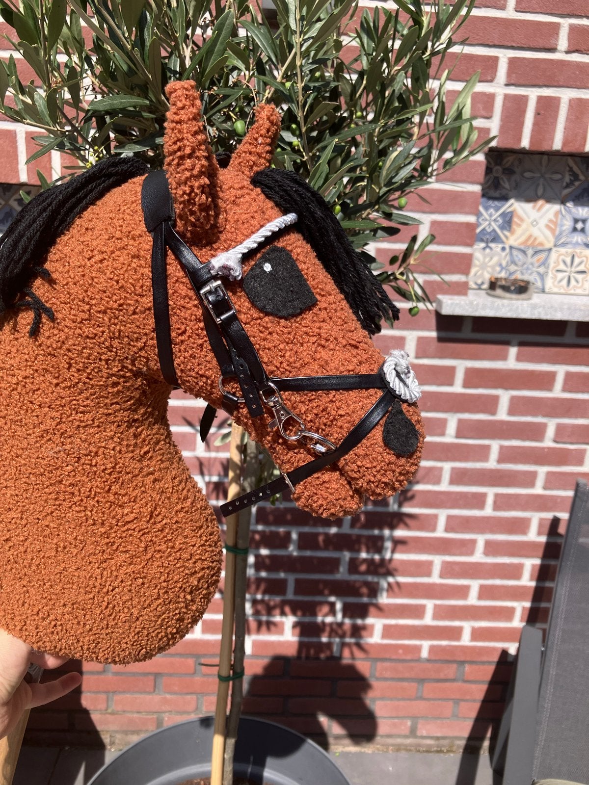 Hobbyhorse Mexicaans Hoofdstel met Realistisch Bit, Ophalen of Verzenden, Nieuw, Jongen of Meisje