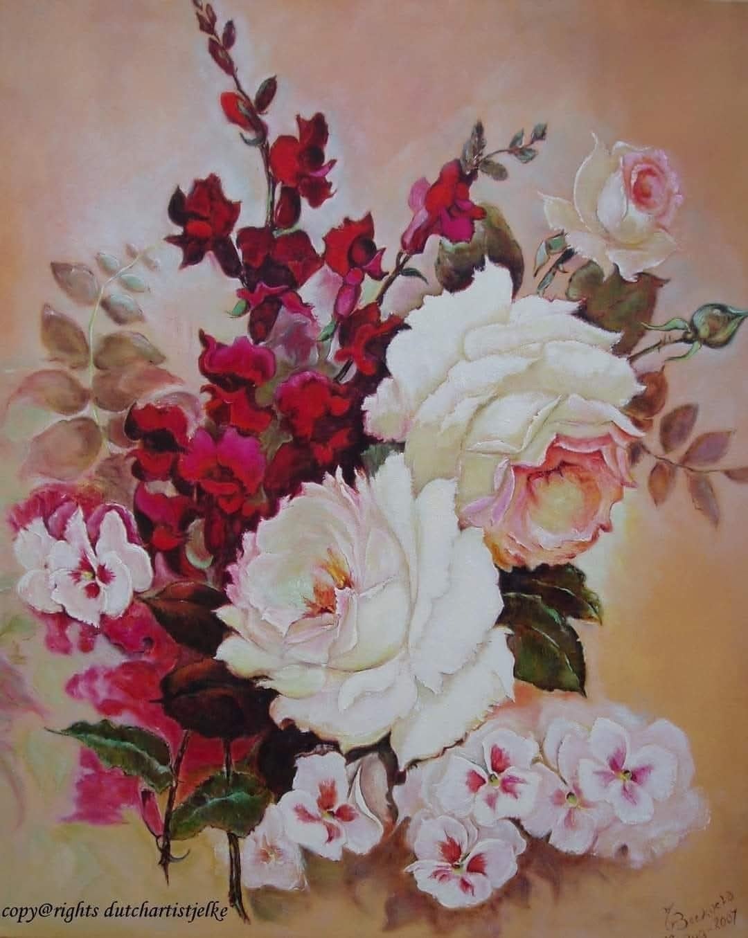 Olie op Canvas schilderij, Ophalen of Verzenden