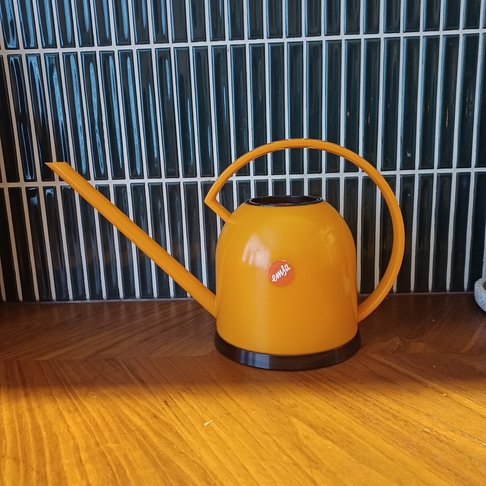 oranje EMSA gieter, Ophalen of Verzenden, Gebruikt, Kunststof