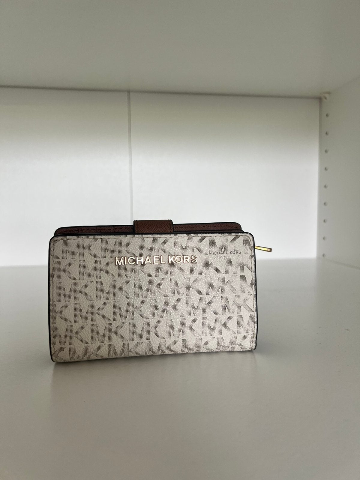 MICHEAL KORS , portemonnee, Ophalen of Verzenden, Zo goed als nieuw, Bruin
