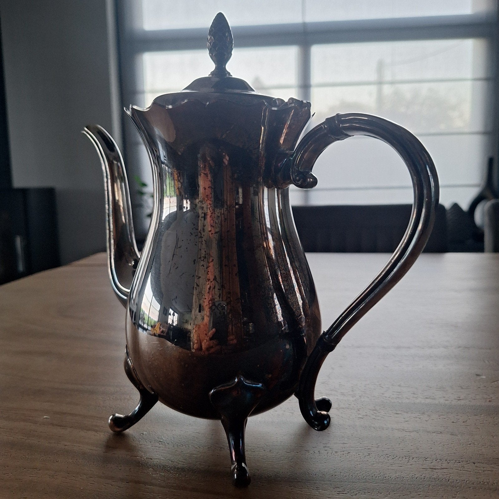 Zilveren Platen Koffiepot - Diner of High Tea, Ophalen of Verzenden, Zilver