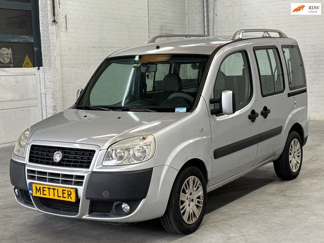 Fiat Doblò 1.4 Dynamic / rolstoel voorbereiding, Auto's, Fiat, Bedrijf, Te koop, Doblo, ABS, Airbags, Airconditioning, Centrale vergrendeling