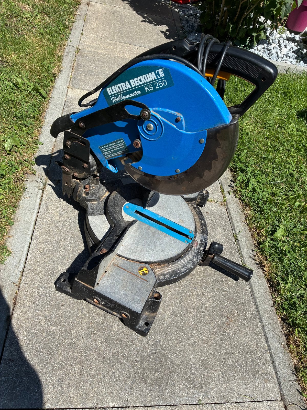 Elektra Beckum HobbyMaster KS 250 Afkortzaag, Doe-het-zelf en Verbouw, Gereedschap | Zaagmachines, Gebruikt, 600 tot 1200 watt