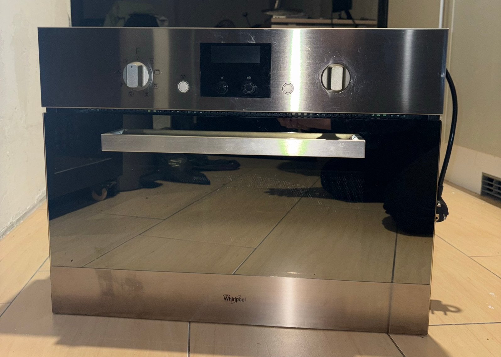 Whirlpool combi-oven, werkt nog goed, Ophalen, 45 tot 50 cm, Whirlpool, Gebruikt